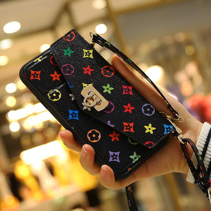 Card Women's Cross-back Wrist Phone Case - LVCASE