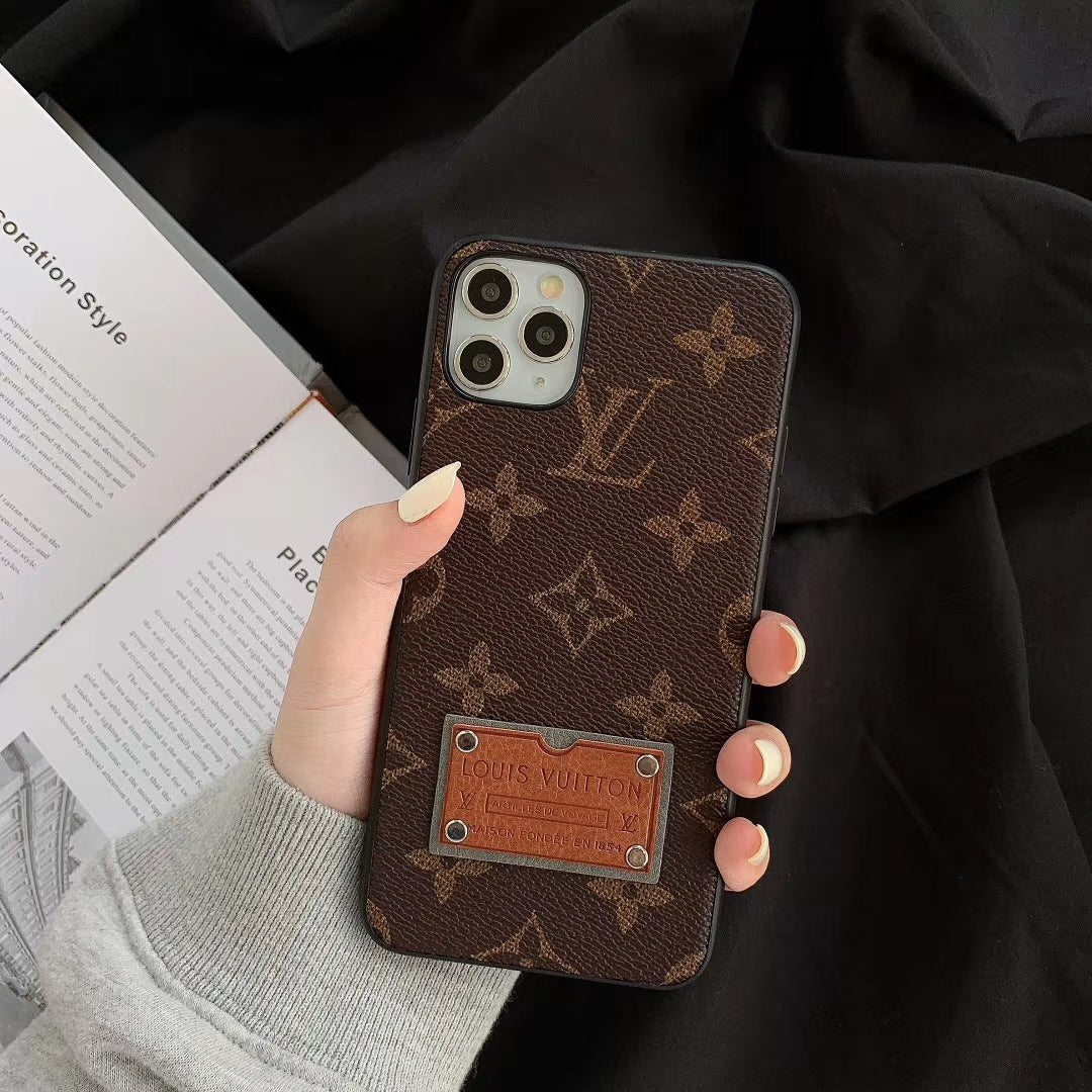 Vintage leather phone case