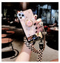 Diamond makeup mirror phone case for iphone