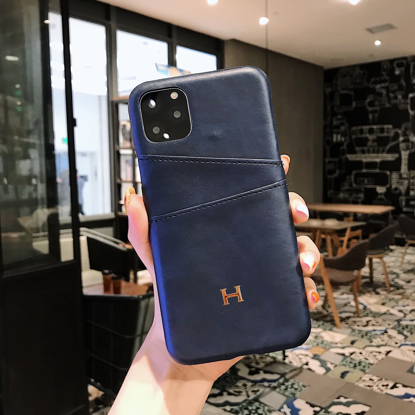 Dual card bag phone case