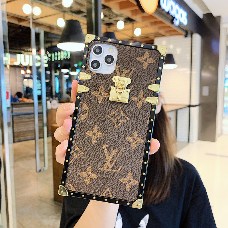 Luxury Vintage pattern square phone case for iphone
