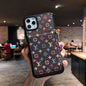 Retro pattern coin purse phone case