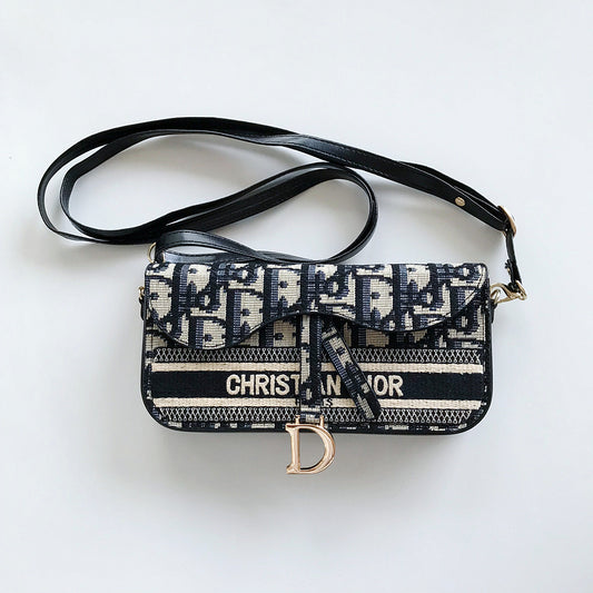 Embroidered mobile phone coin purse