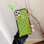 Vintage embossed square phone case