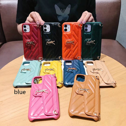 Fashion Leather Wallet phone Case - LVCASE