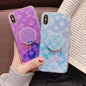 Laser phone case with the same bracket