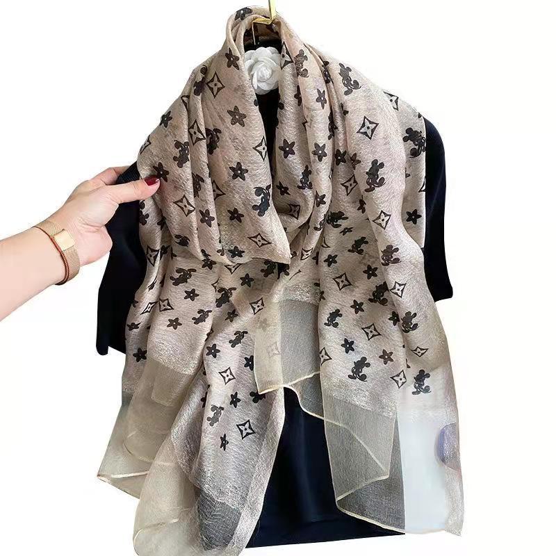 New Fashion Silk Wool Blended All-match Shawl Scarf