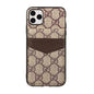 Splicing card case phone case for iphone