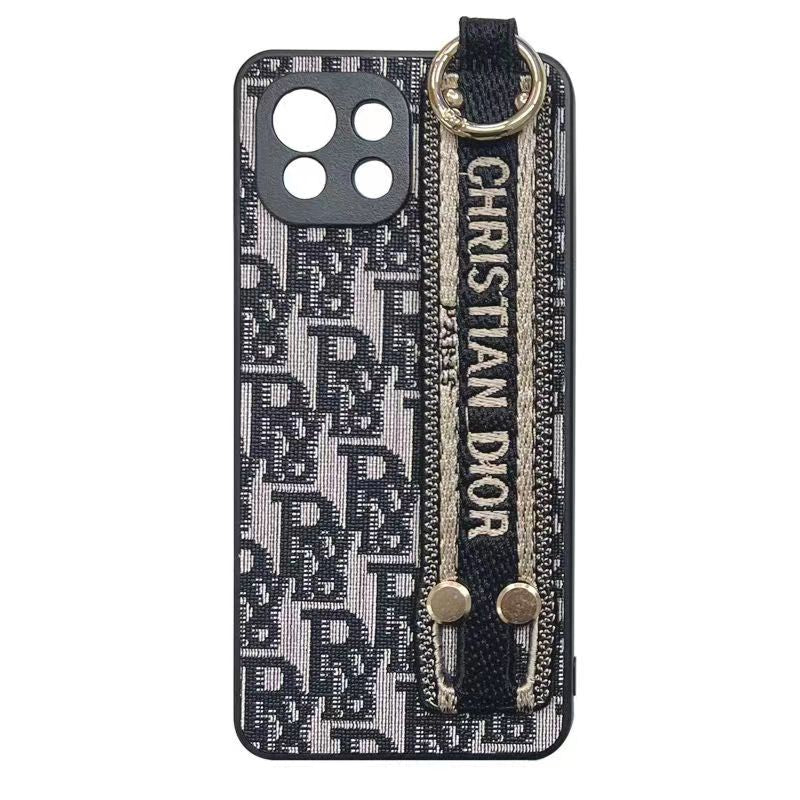 Wrist strap crossbody phone case