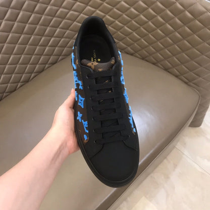 L V - Neeon Sneakers (Blue) (Mens & Womens)