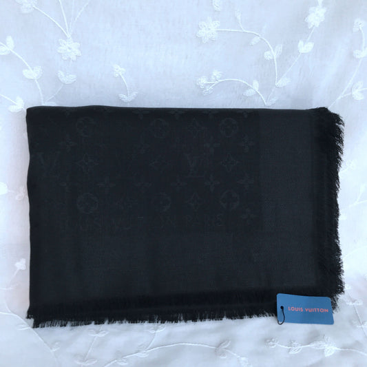 Lv black scarf