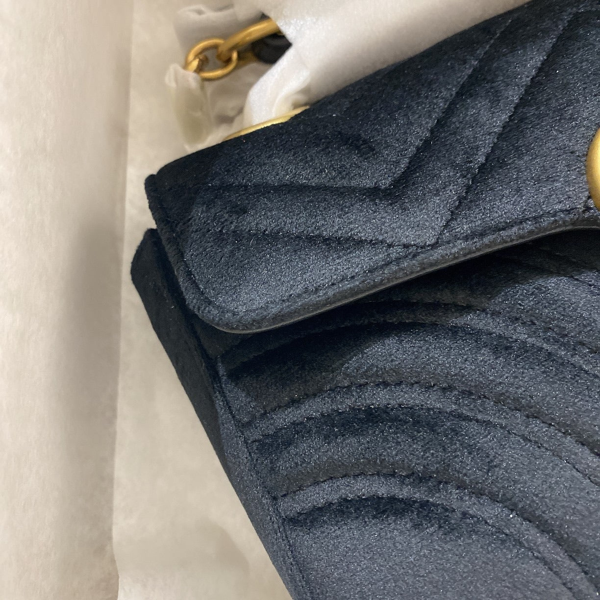 velvet handbag