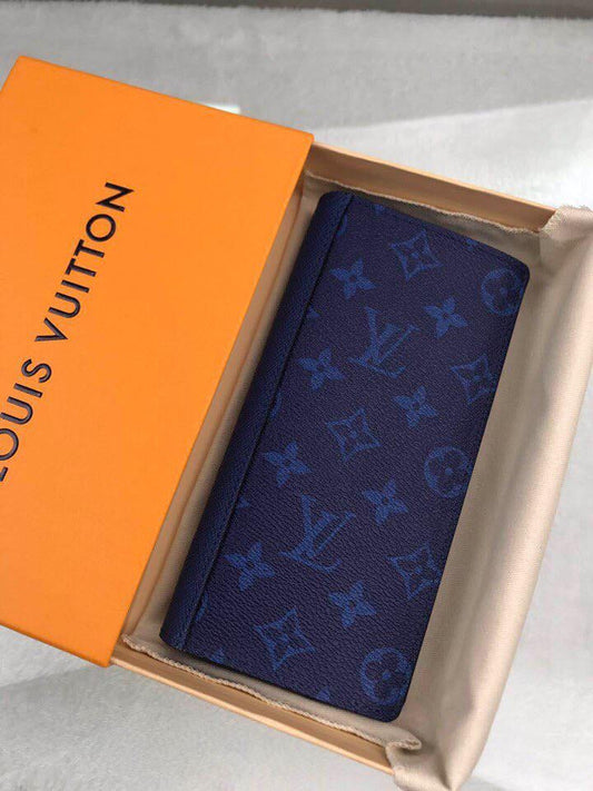 Lv blue wallet
