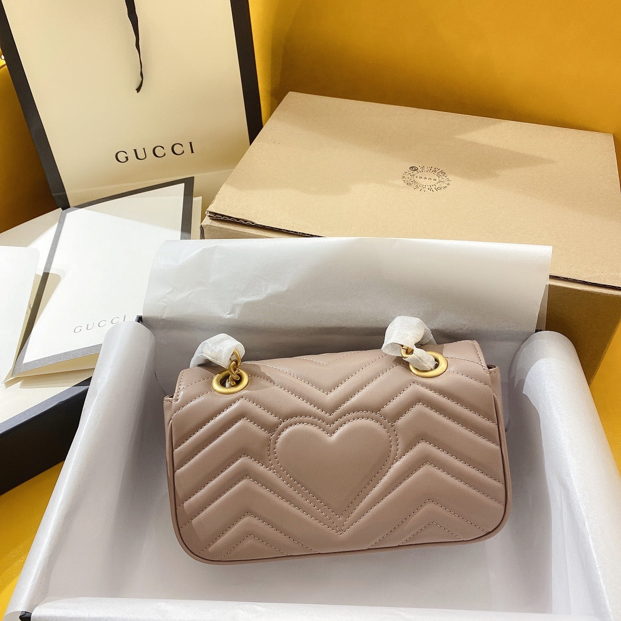 Cream 22cm handbag