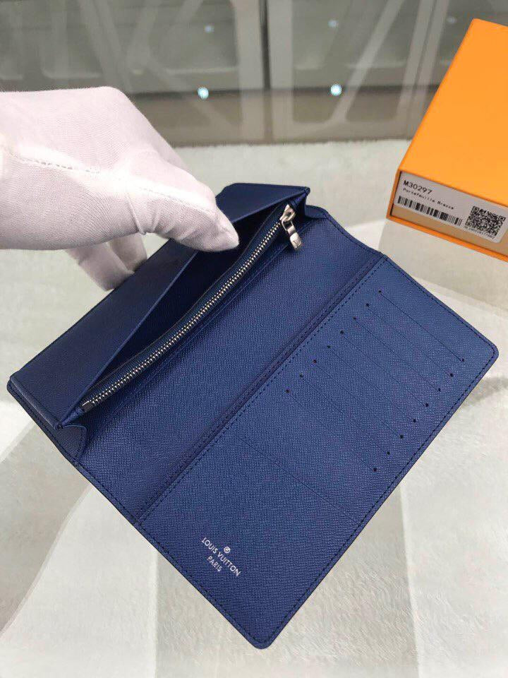 Lv blue wallet