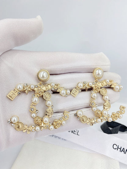 C h a n e l earrings